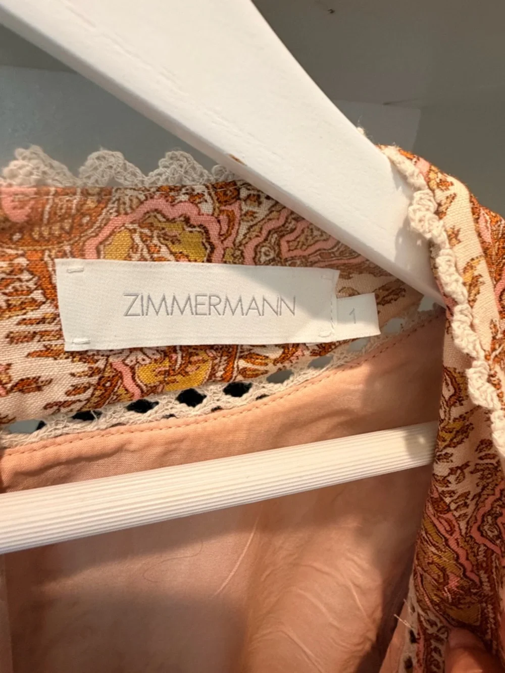 Zimmermann Multi-Color Paisley Patchwork Long-Sleeve Maxi Dress - Picture 6 of 7